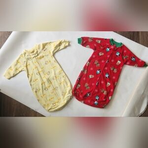 2 Child Of Mine by Carter's Baby Sleep Sacks  1 Christmas Print/1 Ducks 0-9month